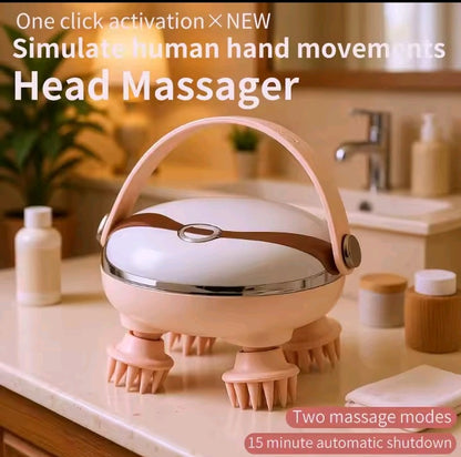 Rechargeable Waterproof Head Massager Electric Scalp Massager